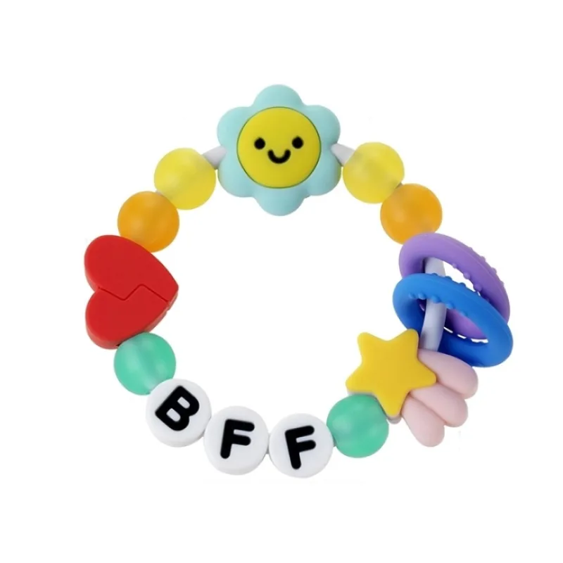 Infantino Hryzátko silikónové Friendship BFF