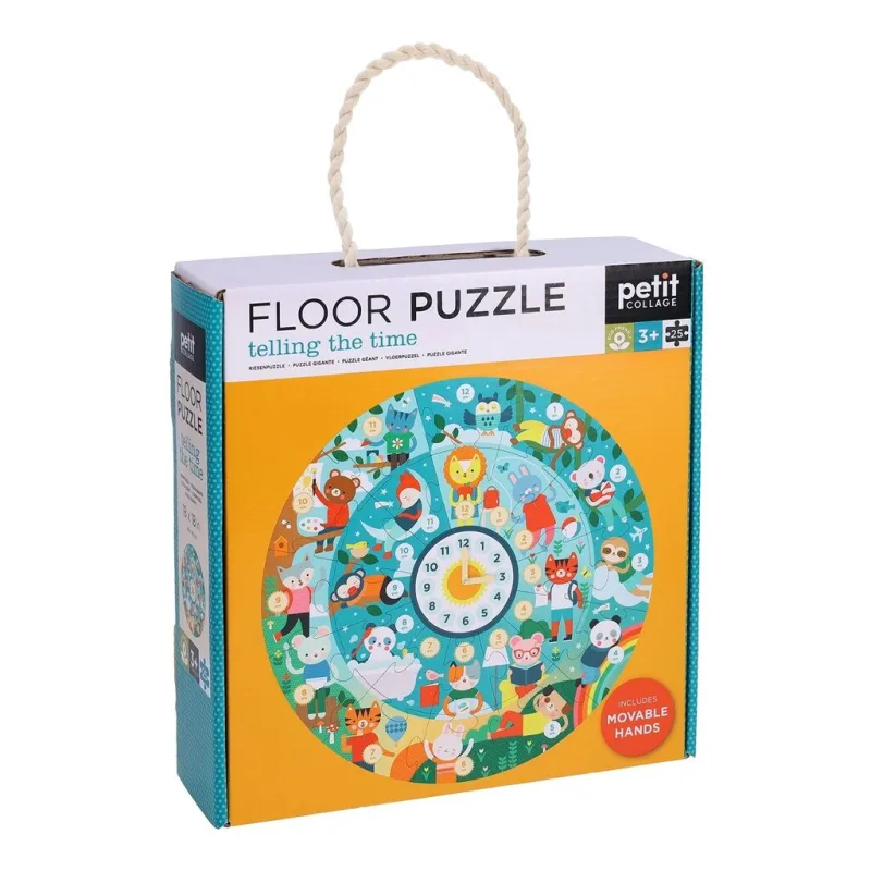 Petitcollage Podlahové puzzle Ilustrované učebné hodiny