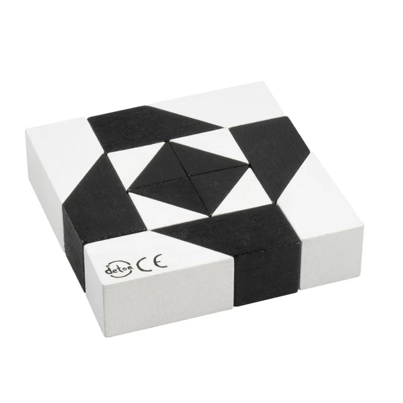 Tangram - čiernobiely