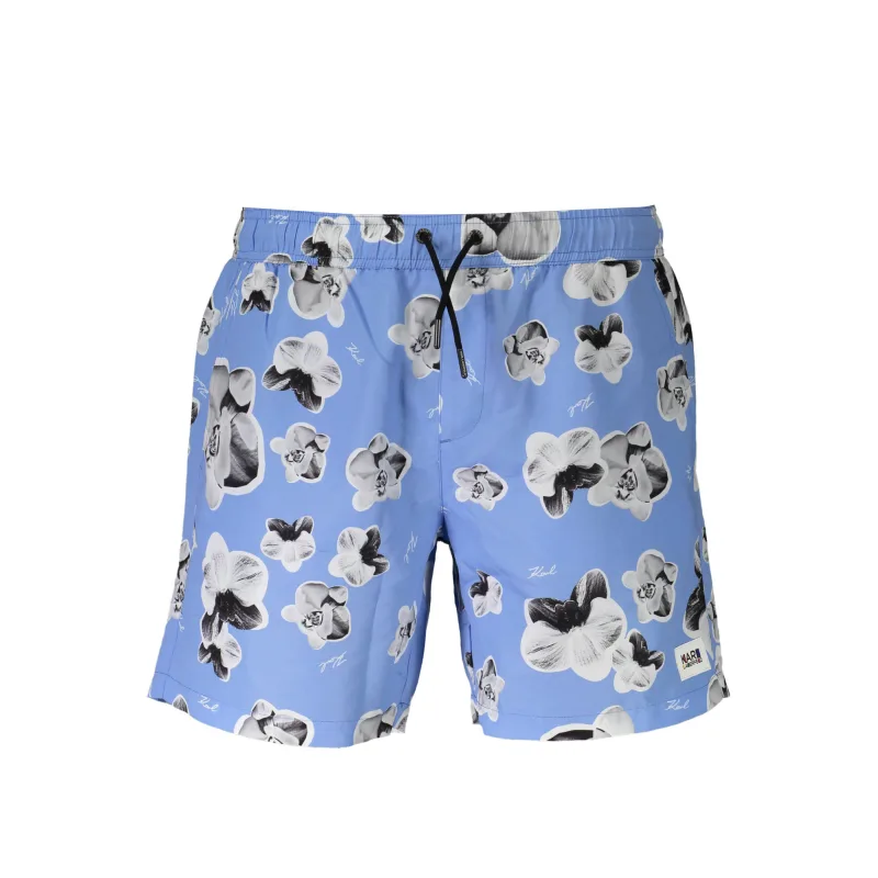Pánske Plavky KARL LAGERFELD BEACHWEAR - Modrá Farba: Modrá, Veľkosť: M