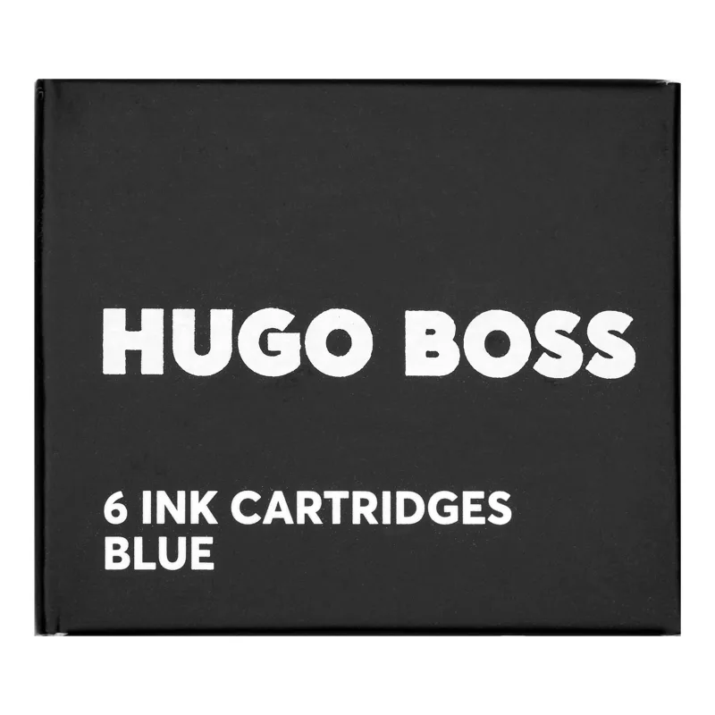 HUGO BOSS Atramentové náplne do plniaceho pera, modré, 6 ks HPR921B