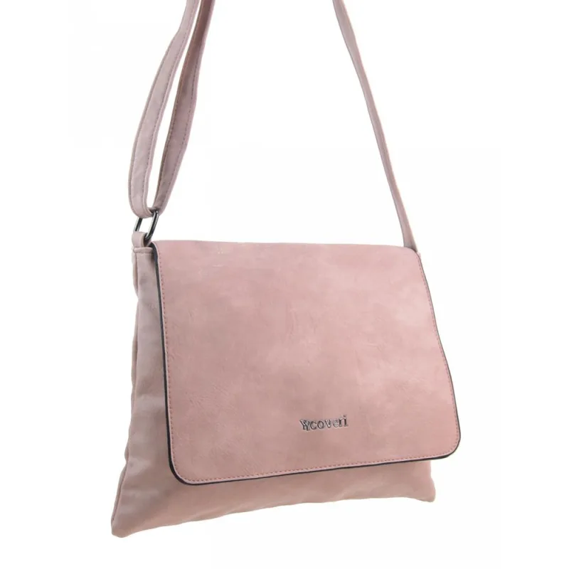 YY Coveri Dámska crossbody kabelka ružová