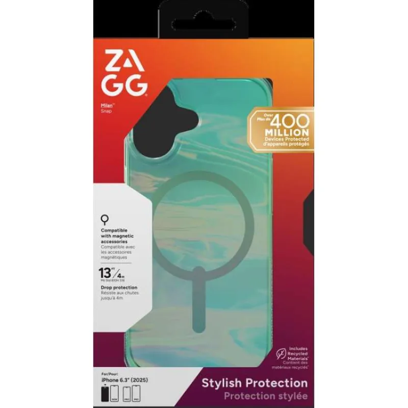 ZAGG Ochranný kryt Milan Snap Apple 17 Iridescent Oil Slick (702319008)