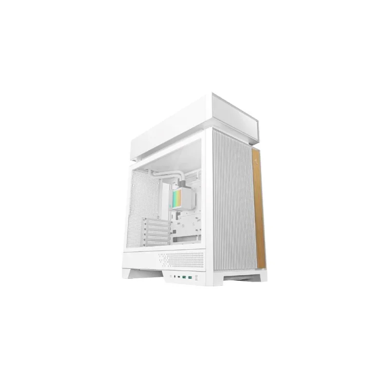 DEEPCOOL Case CL6600 WH, ATX, Průhledná bočnice, vodní chlazení, bílá…