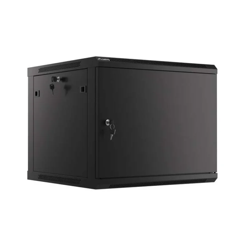 LANBERG RACKOVÁ SKRIŇA 19" PRO MONTÁŽ NA STENU 9U/600X600 PRO VLASTNÚ MONTÁŽ S KOVOVÝMI DVERAMI ČIERNA (WF01-6609-00B)