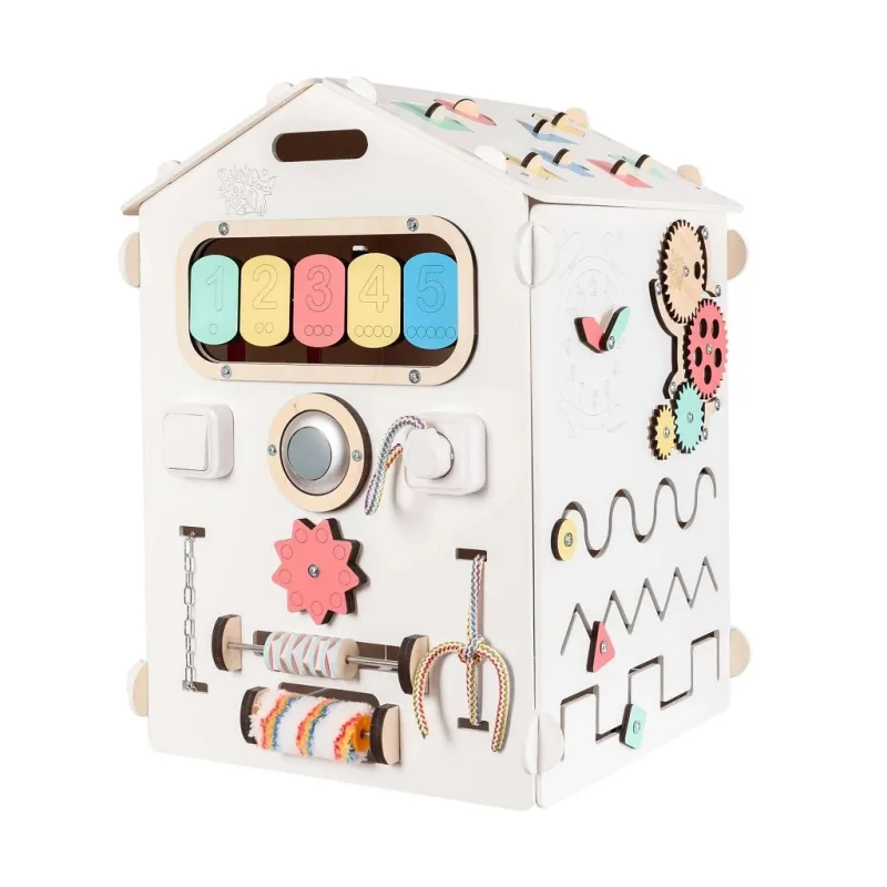 BusyKids BusyKids Activity board Domček biely
