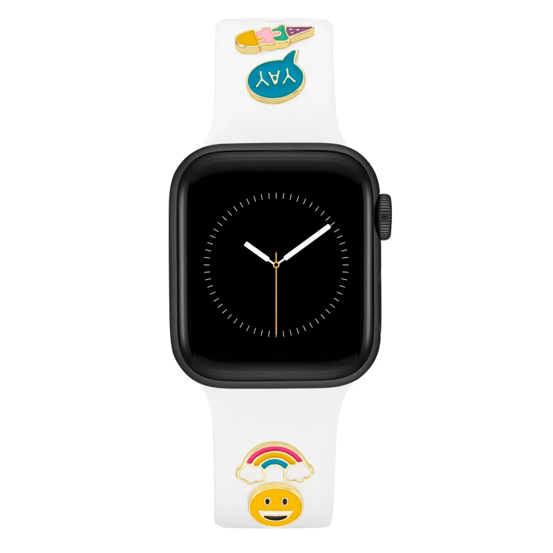 WITHit Biely silikónový remienok Candy pre Apple Watch 38/40/41