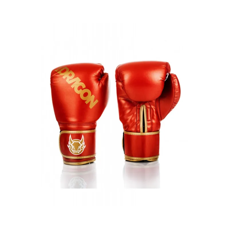 Profesionálne Boxerské rukavice DRAGON Elite – 10/12/14 oz Červená Veľkosť: 12oz