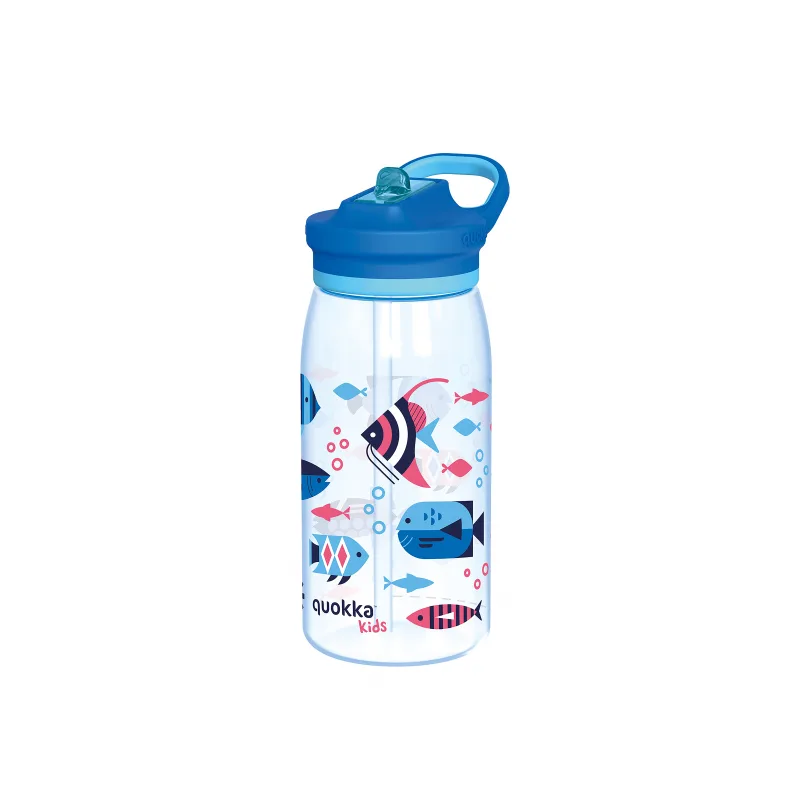Quokka Plastová fľaša s náustkom Glow Kids Sea Life 580 ml