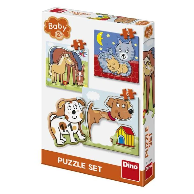 Dino Dino Puzzle Zvieratká