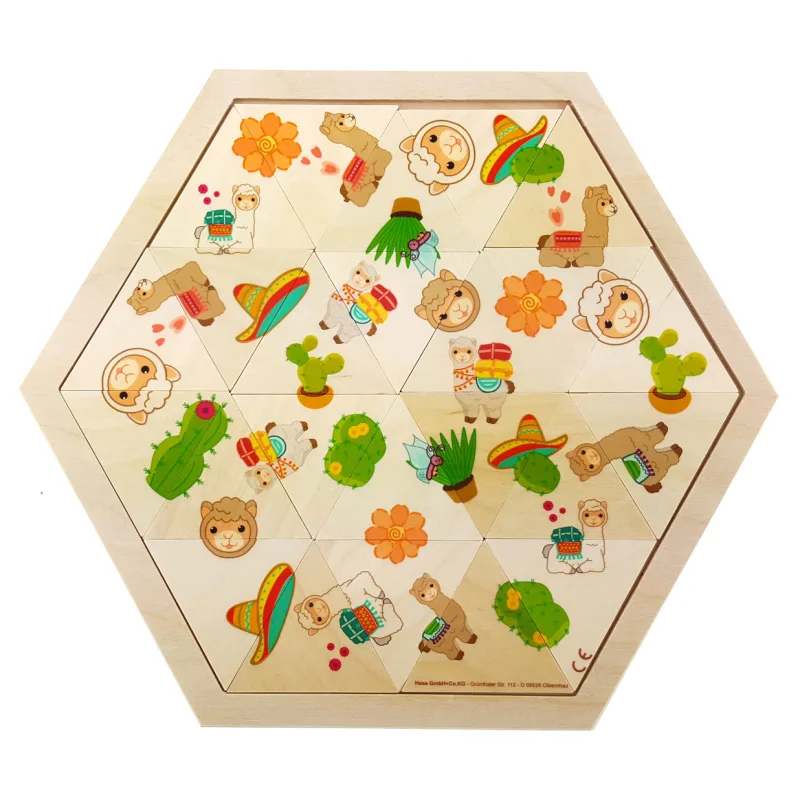 Hess Hess Puzzle mozaika Lama 24 ks