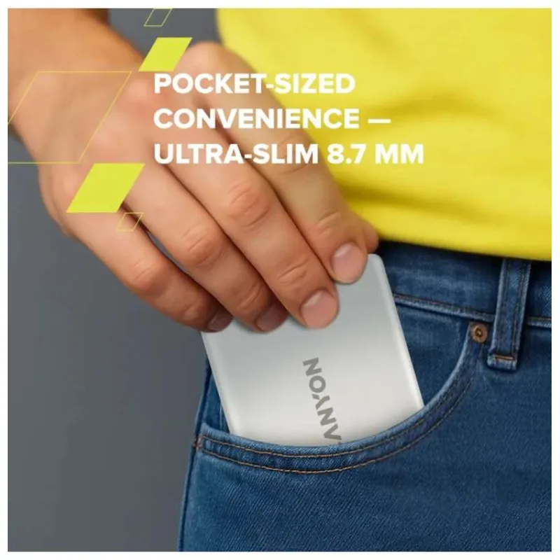 Canyon OnPower 500, Powerbank, 5.000 mAh, MagSafe, 20W USB-C, 15W Bezdrôtové nabíjanie, displej, čierna (CNS-CPB500B)