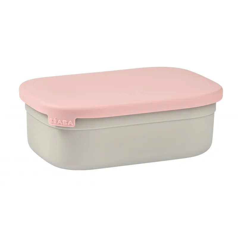 Beaba Desiatový box nerez Velvet Grey / Dusty Rose