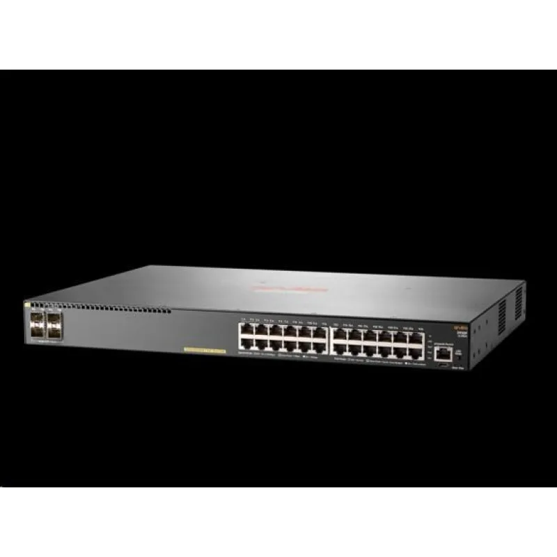 HPE Aruba Networking 2930F 24G PoE+ 4SFP+ Switch RENEW JL255A JL255AR#ABB