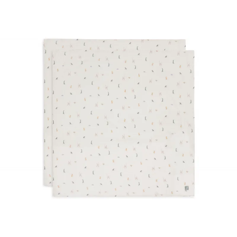 Jollein Plienky zavinovacie 2ks 115x115 cm Jungle Jambo