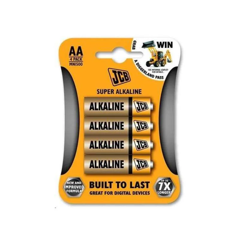JCB SUPER alkalická baterie LR06, blistr 4 ks (JCB-LR06-4B)
