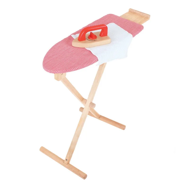 Bigjigs Toys Bigjigs Toys Dřevěné žehlící prkno s žehličkou - poškozený obal