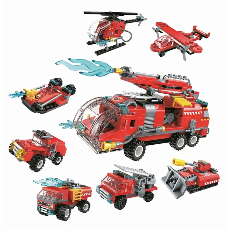 Qman Qman Water Cannon Fire Truck 1805 1 časť