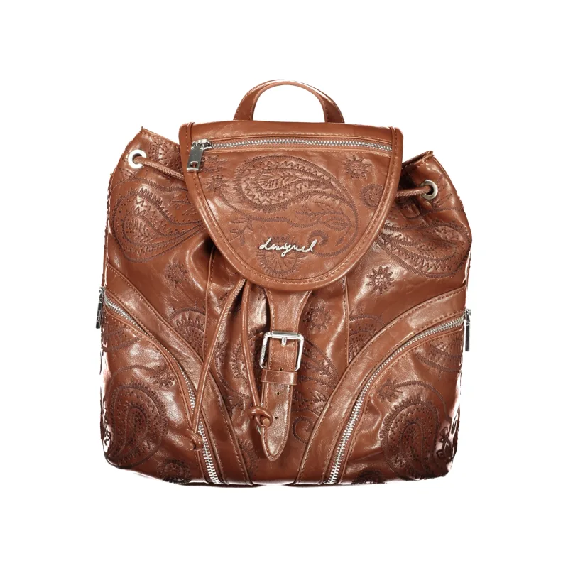 Dámsky Batoh DESIGUAL - Hnedá 
 27.0X28.0X13.0cm Farba: hnedá, Veľkosť: 27.0X28.0X13.0
