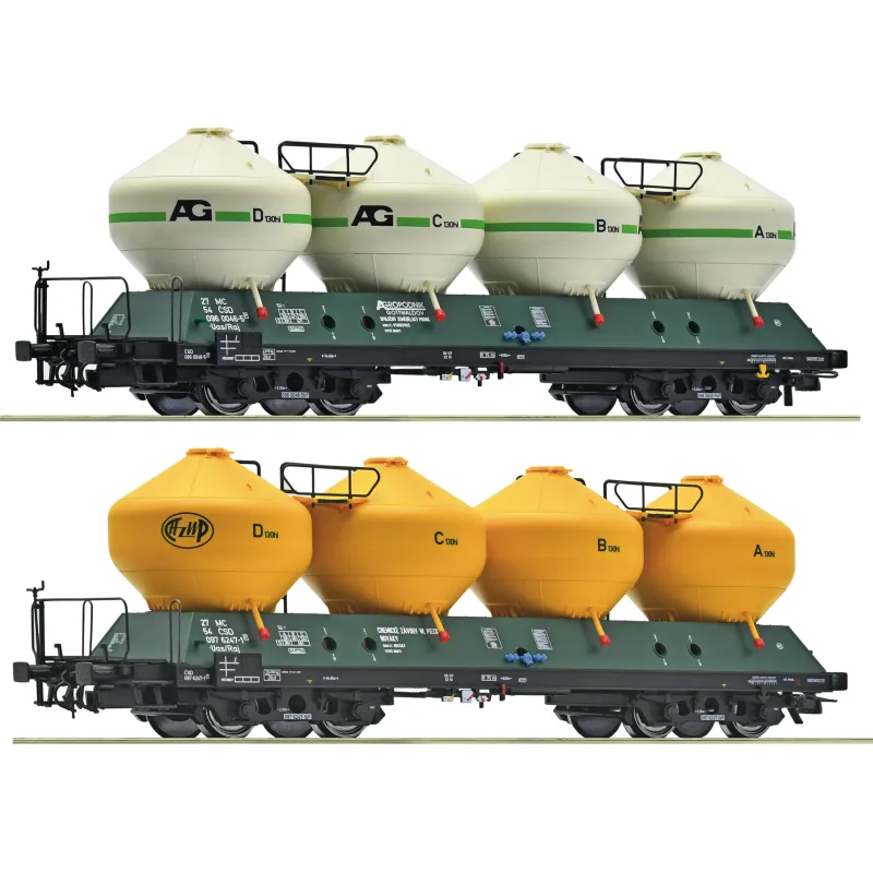 Roco Roco Sada 2 ks silo vozňov Uacs 451.1 ČSD - 6600236