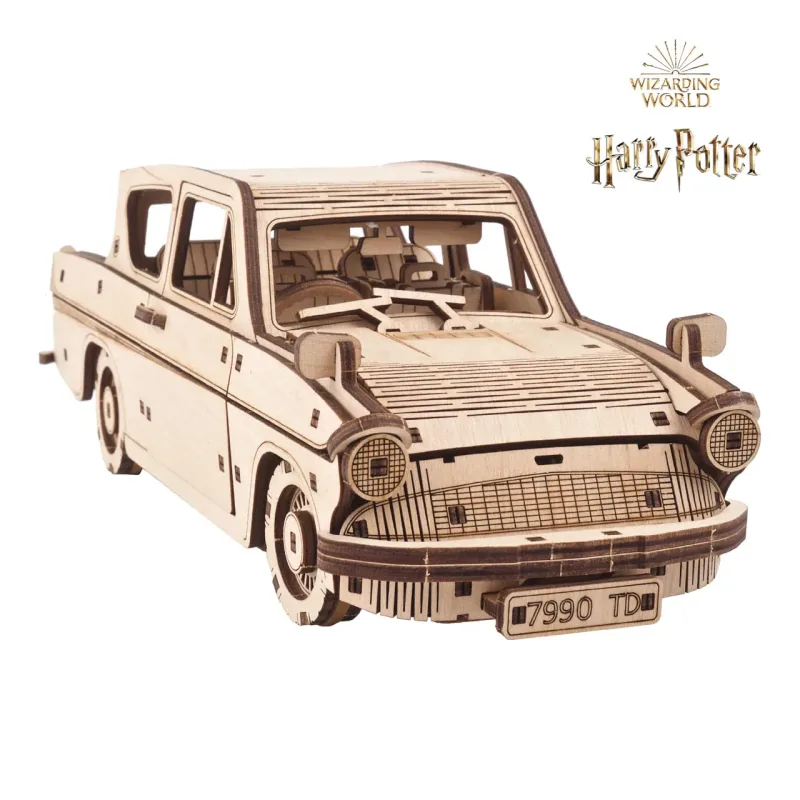 Ugears Ugears 3D drevené mechanické puzzle Harry Potter Lietajúci Ford Anglia