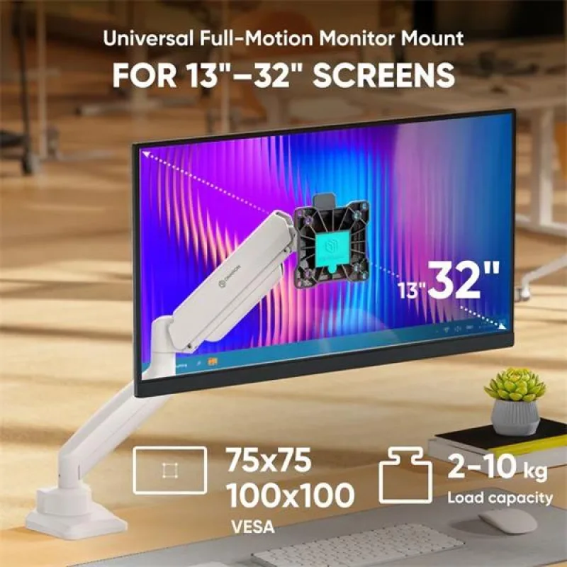 ONKRON Plynový stolný držiak na monitor pre 13 až 32" LED TV/monitory,…