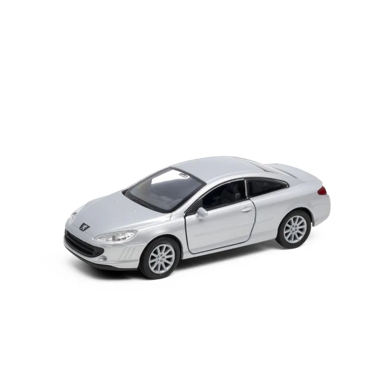 Welly Welly Peugeot Coupé 407 1:34 strieborný