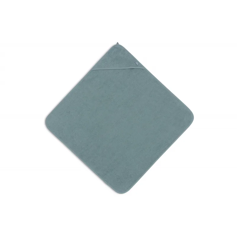 Jollein Osuška s kapucňou froté 75x75cm Sea Green