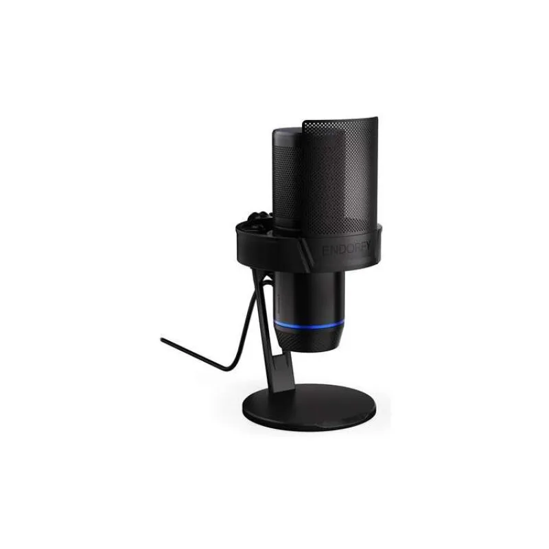 Endorfy Solum 2,Mikrofon, kondenzátorový, kardioidní, pop-up filtr, dotykové ztlumení, LED signalizace, USB-C, redukce n (EY1B018)