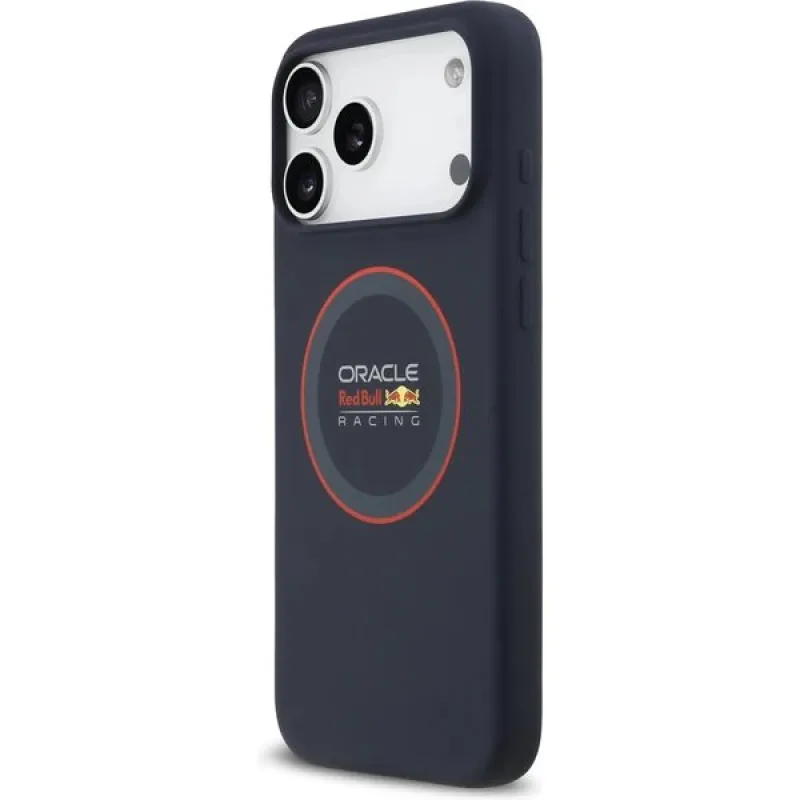 Red Bull Silicone Red Ring MagSafe Zadný Kryt pre iPhone 17 Pro Max modrý…