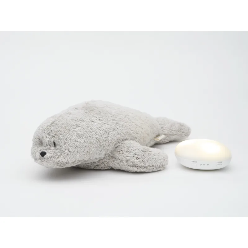 Moonie Uspávačik Tuleň Organic Grey