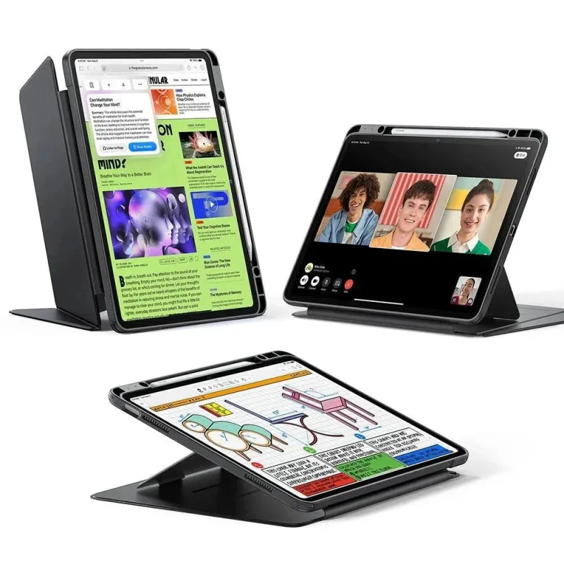 ESR puzdro Flip Magnetic Case pre iPad Air 13" M2/M3 - Black 1B215001-BK