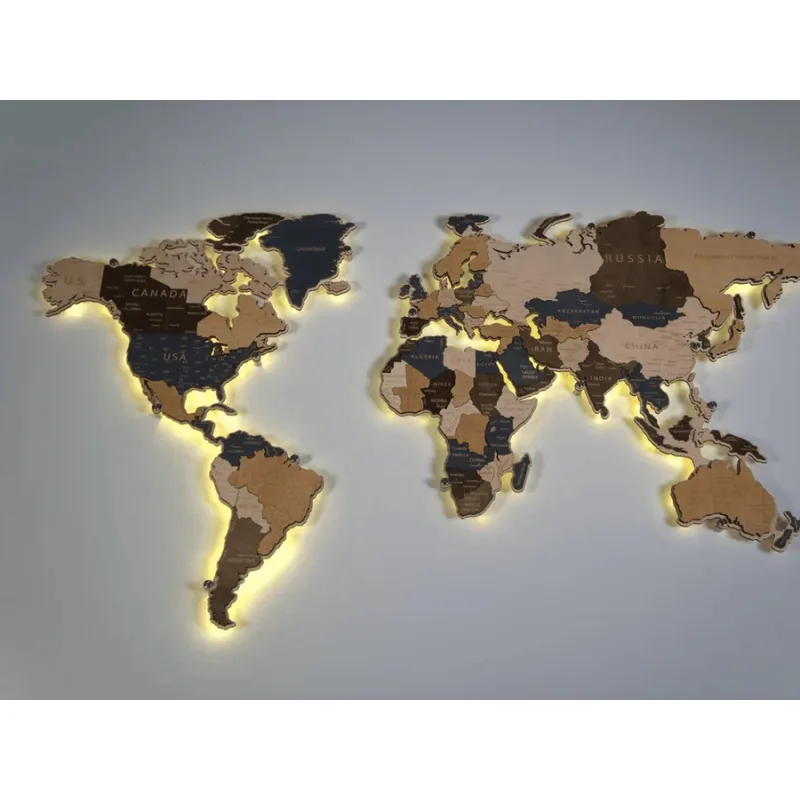 BusyKids BusyKids Mapa sveta XL s podsvietením