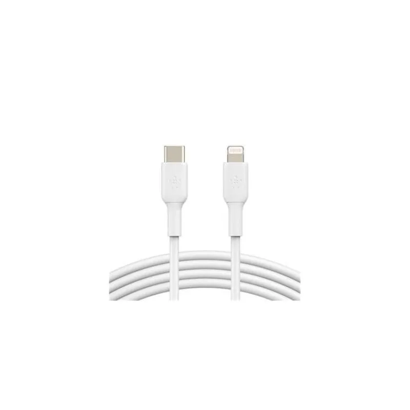 Belkin BOOST CHARGE™ Lightning/USB-C kabel, 1m, bílý (CAA003bt1MWH)