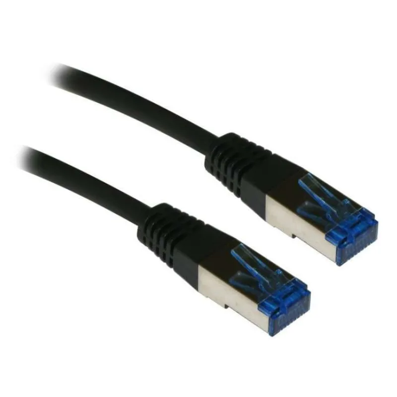 XtendLan Patch kabel Cat 6A SFTP LSFRZH 0,5m - černý (PK_6ASFTP005black)