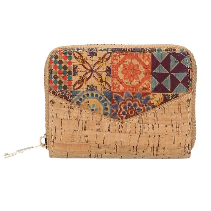 Am cork collection Dámska peňaženka v korkovom dizajne B1729 typ9