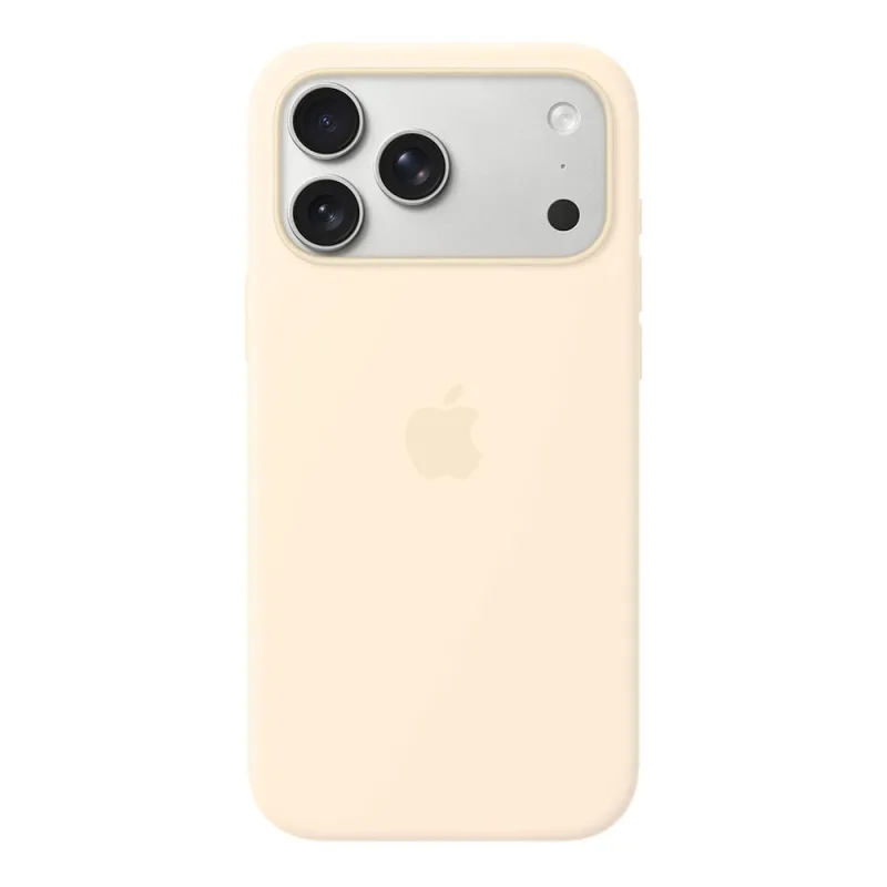 iPhone 17 Pre Max Silicone Case w MS – Vanilla / SK MHW54ZM/A