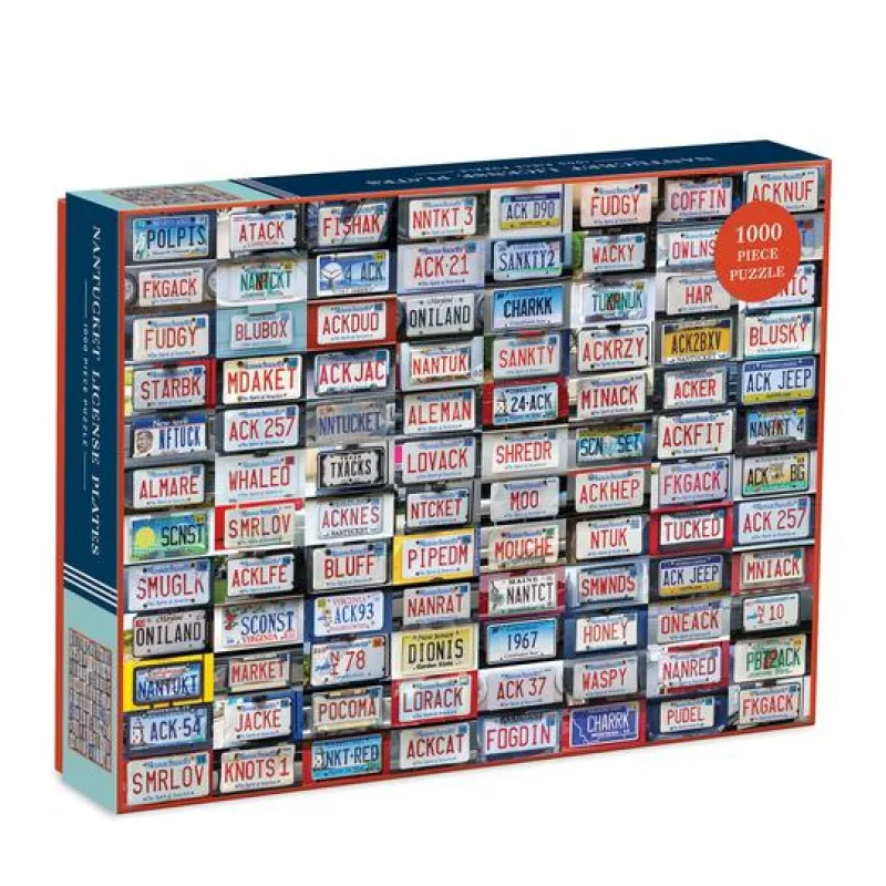 Galison Galison Puzzle Koláž ŠPZ 1000 dielikov