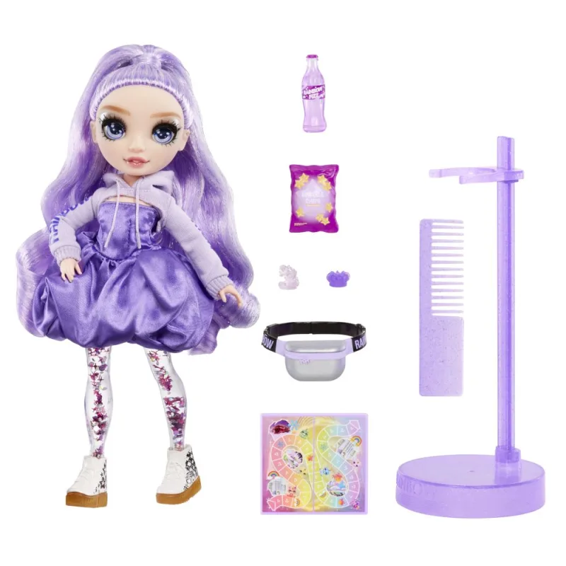 Rainbow High Sparkle & Shine Fashion bábika - Viola (Purple)