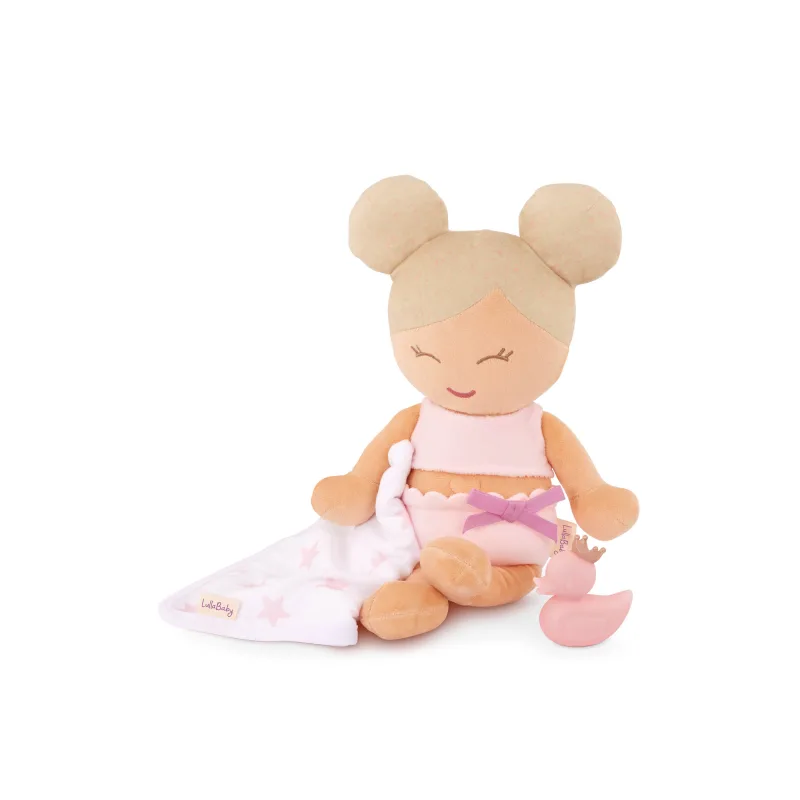LullaBaby Bábika plyšová do vane Blonde Hair