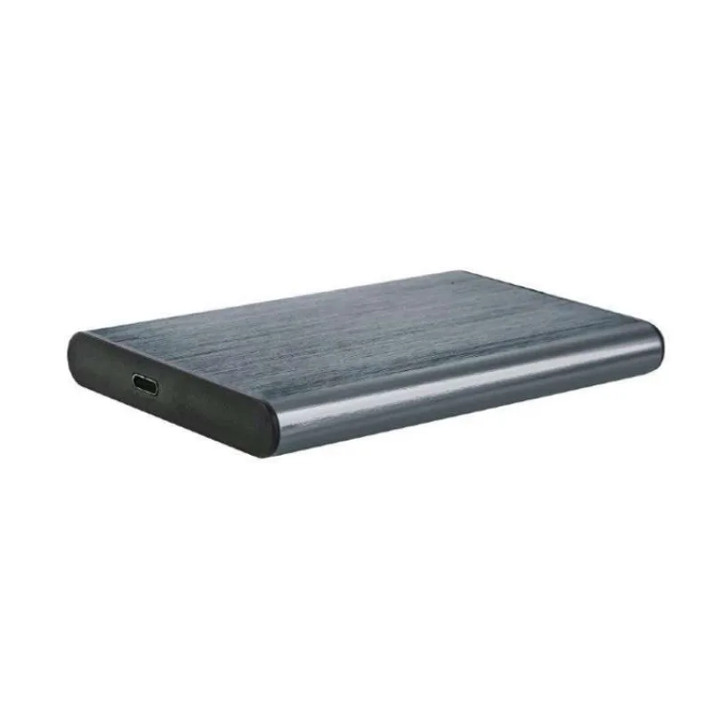 Gembird Externí box pro 2,5" disky, USB 3.1, Type-C, broušený hliník, šedý (EE2-U3S-6-GR)