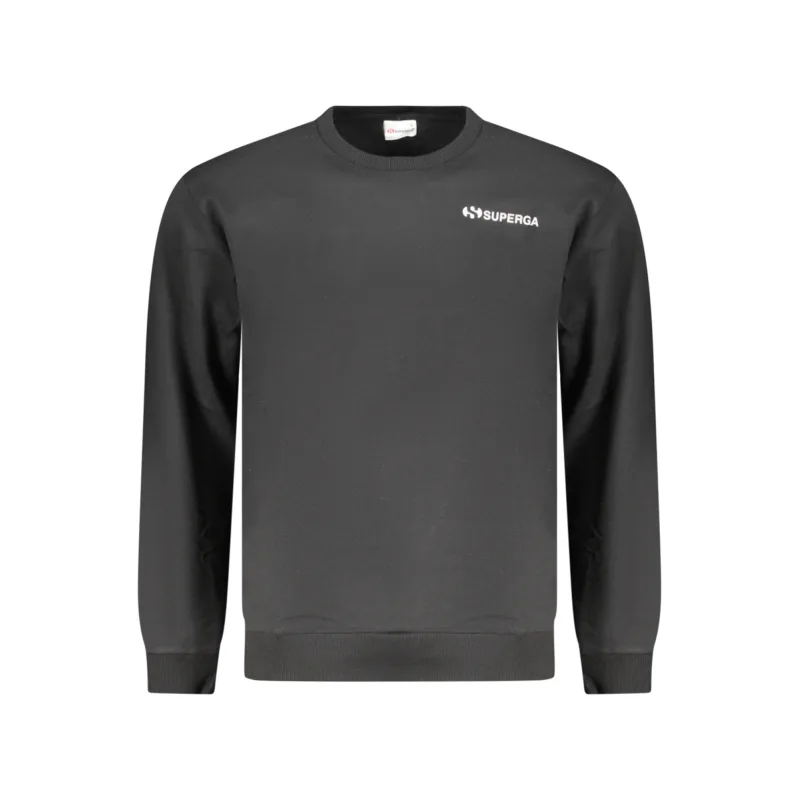 Pánska Mikina bez zipsu SUPERGA - Čierna Farba: čierna, Veľkosť: 2XL