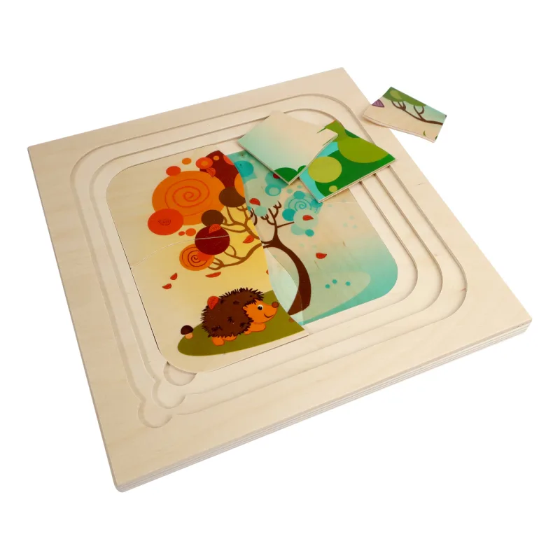 Hess Hess Vrstvené puzzle Ročné obdobia