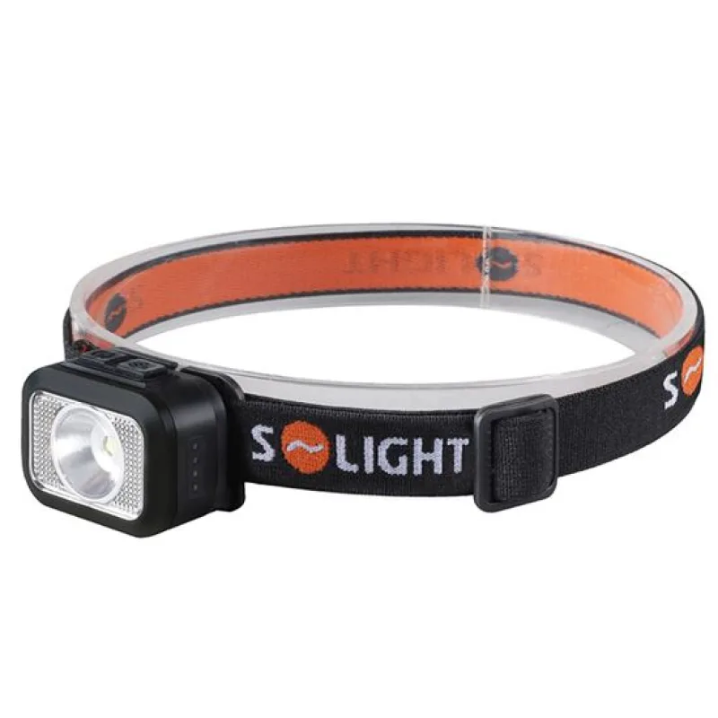 Solight LED čelové nabíjacia svietidlo, 170lm, teplé+studené svetlo, Li…