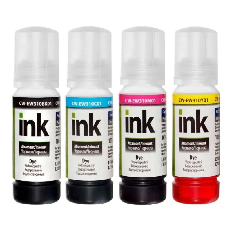 COLORWAY alternativní inkoustová náplň pro EPSON / T00S64A/ L1x10/ L315x/ L325x/ L3x6x/ L5190/ 4x 70ml Mul (CW-EW310SET01)