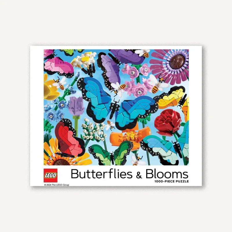 Chronicle Books Chronicle Books Puzzle LEGO® Motýle a kvety 1000 dielikov
