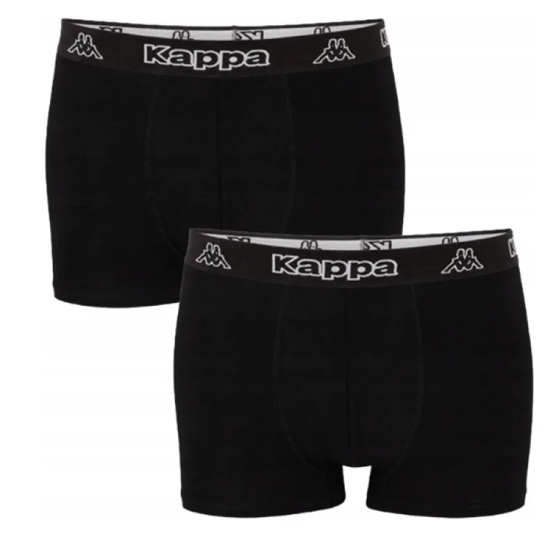 Kappa Pánske Boxerky 2 Pack Čierne Farba: čierna, Veľkosť: 2XL