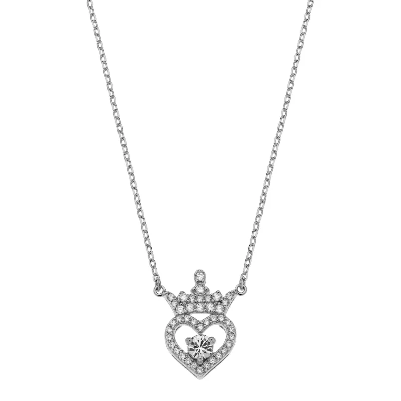 Detský náhrdelník Disney Princezná strieborná NS00027RAPRL-16.CS