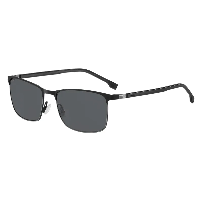 HUGO BOSS BLACK Pánske Slnečné Okuliare HUGO BOSS, čierne, pánske, model BOSS1635STI7 (Okuliare/nosník/ramienka: 57/17/150 mm)