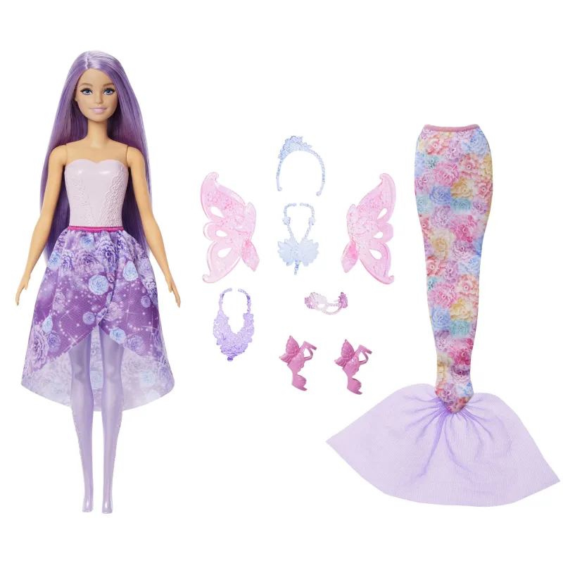 Mattel Barbie bábika a rozprávkové obliekanie